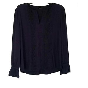 Ann Taylor Blouse Size Large Petite